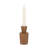 5.66'' H Wood Tabletop Candlestick