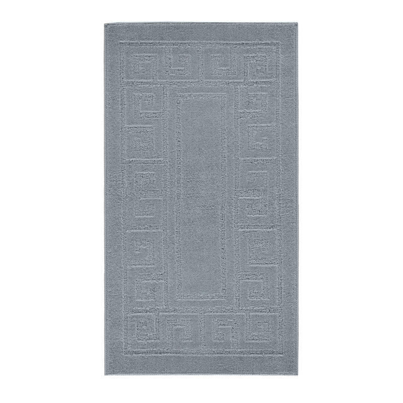 Millfield Non-Slip Indoor Doormat, 80cm W x 150cm L, Dark Grey