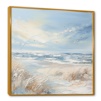 «Coastal Waves Charm In Winter I», reproduction sur toile