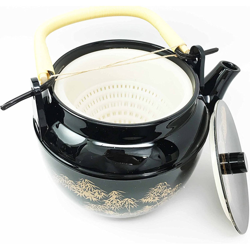 Bayou Breeze Mastrangelo 38oz. No Pattern Teapot