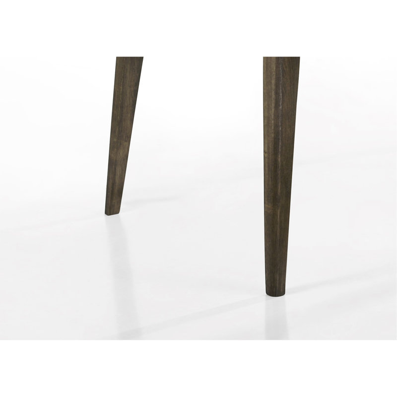 Table de salle à manger rectangulaire rétro noyer de 72 po de largeur avec magnétisme vieilli en bois naturel - Motif