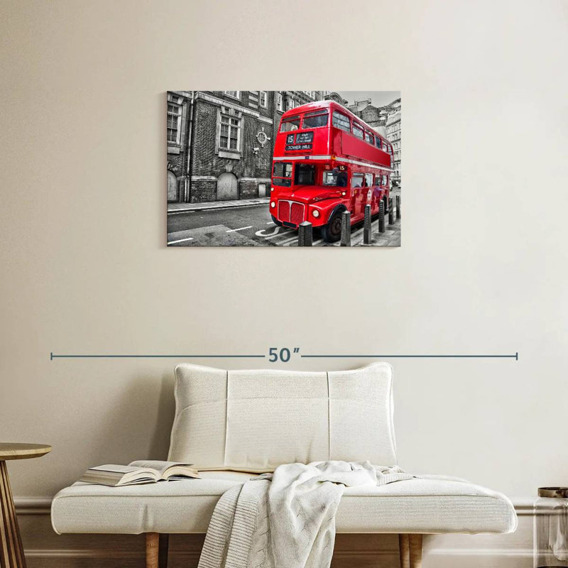 Mehar Pop Double Decker Bus, 20" H x 30" W