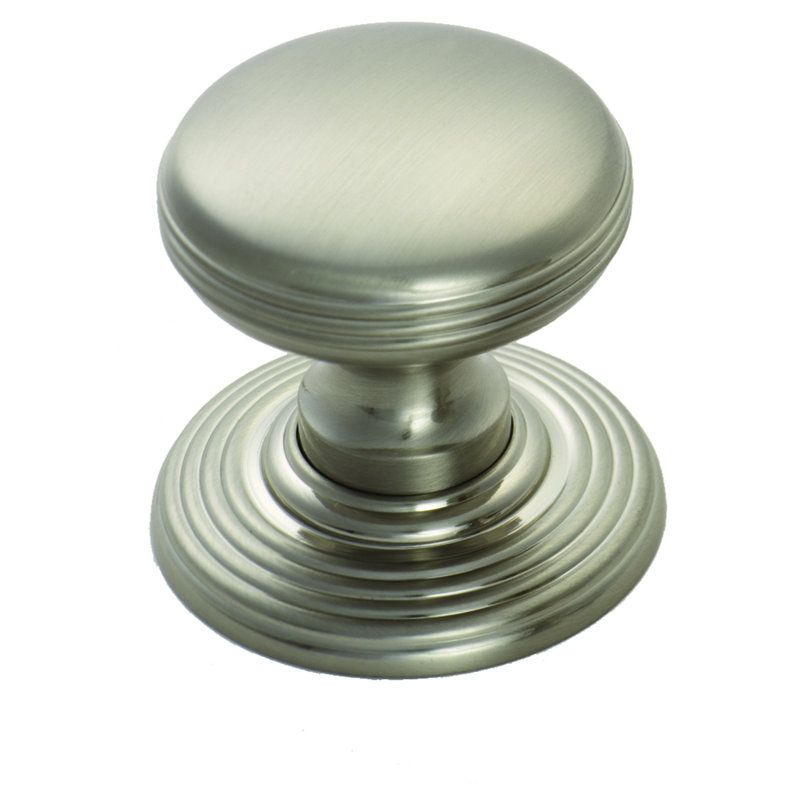 FTD DELAMAIN RINGED KNOB 28Mm, Satin Nickel, 4cm