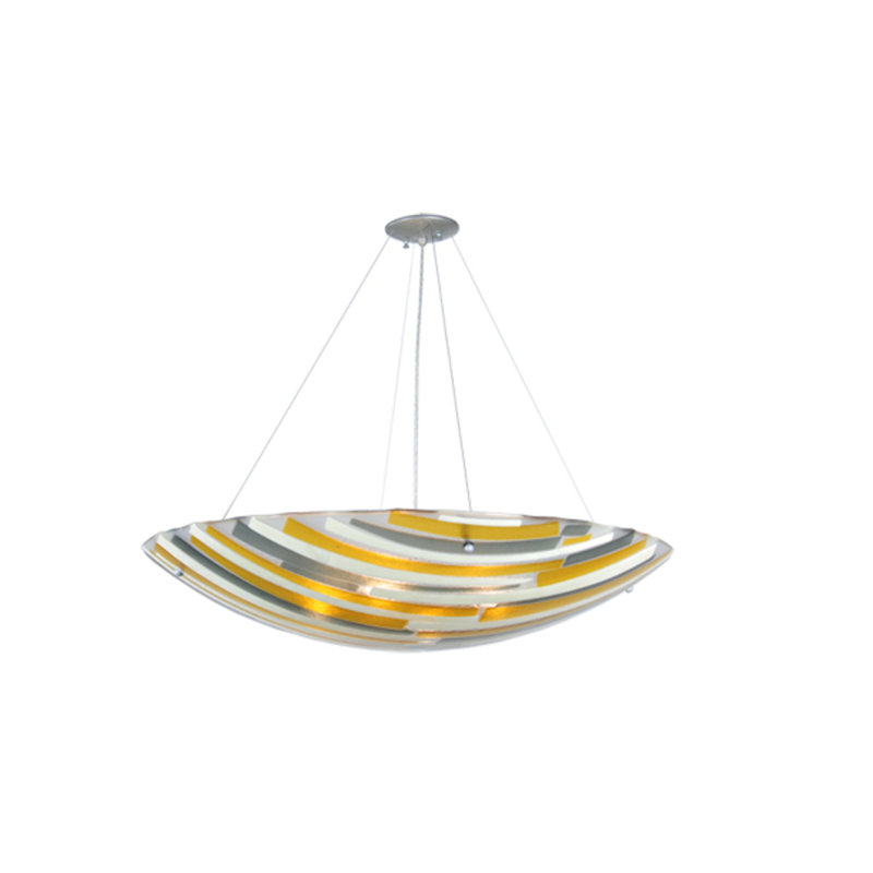Danzel 4 - Light Nickel Bowl Pendant