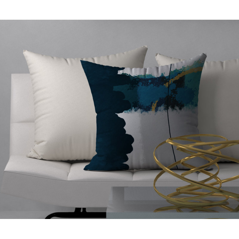 Coussin décoratif carrée chaleureuse et somptueuse, 20 po x 20 po