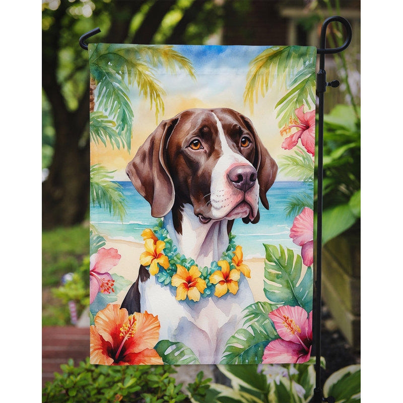 Drapeau de jardin en polyester double face H 15,5 po x l 11,25 po