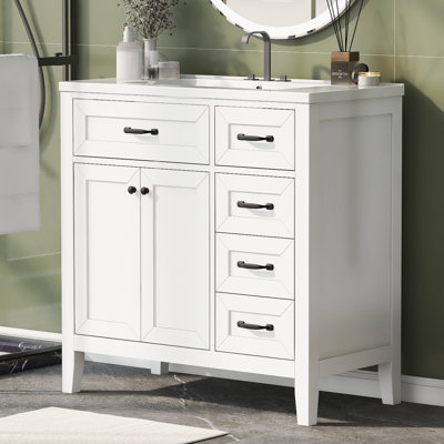 36 Inch Bathroom Vanity With Sink Combo