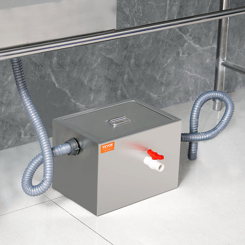 Système de filtration commercial sous siphon en acier inoxydable