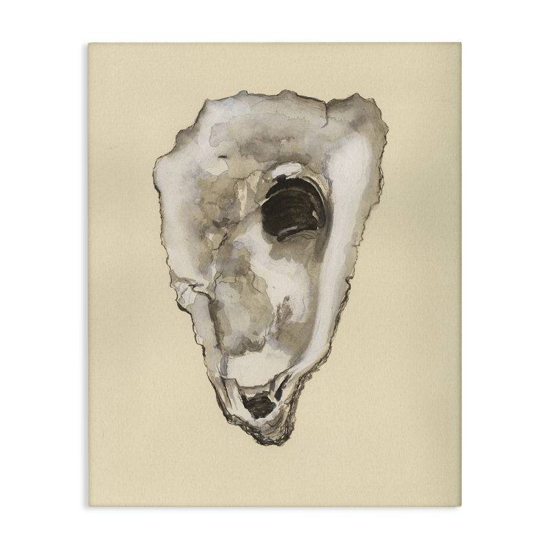  Art mural sur toile Oyster Sea Creature par Michael Willett, H 40 po x l 30 po