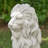 27.75"H Oversized MGO Guardian Sitting Lion Garden Statue (Set of 2)-122104038