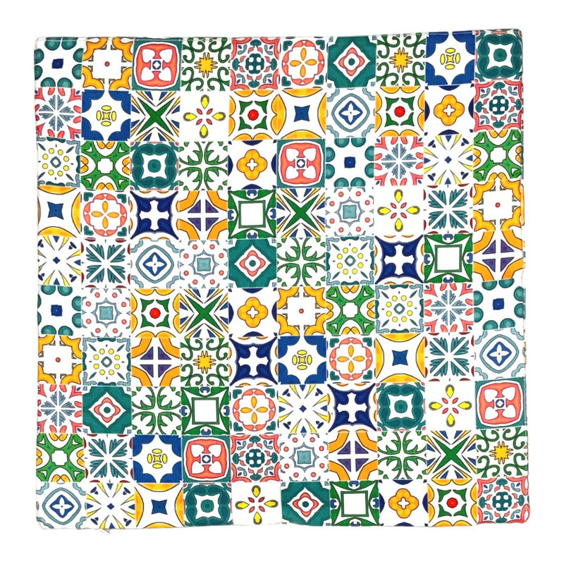 Bassiru Geometric Square Euro Cushion Cover