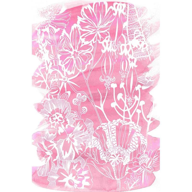 Bouquet fuchsia I, H 30 po x l 20 po