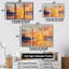 Ensemble de salon Aniya - Bridges Wall Art-107169746-107169749
