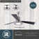 Fitchett 52'' Ceiling Fan with LED Lights