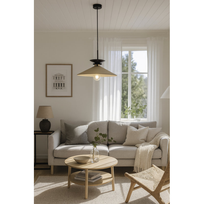 Velutto Latte 1-light Pendant, Latte