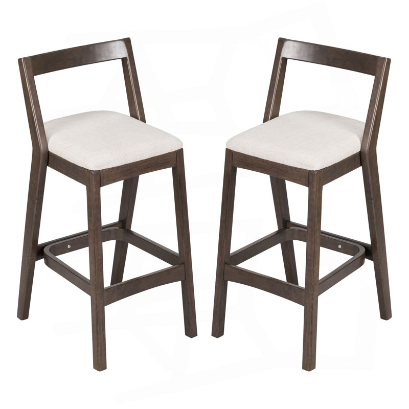 Tabouret de bar Jasper, Marron foncé