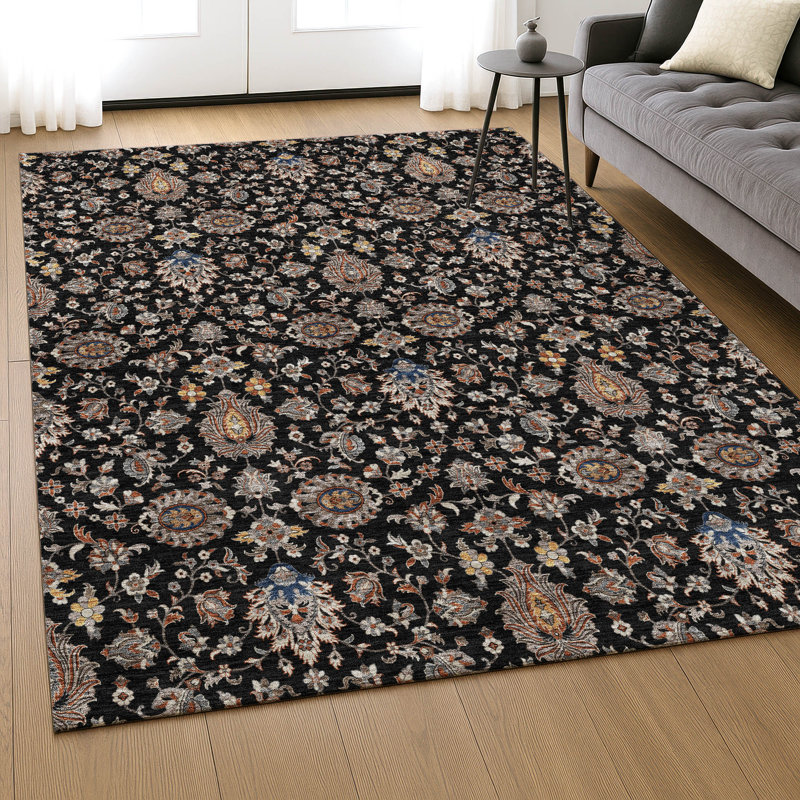 Tapis de qualité supérieure lavable à la machine Mayfield AMF2192 global, 3 pi x 5 pi, Noir