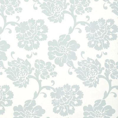 Albero Floreale Damask Wallpaper