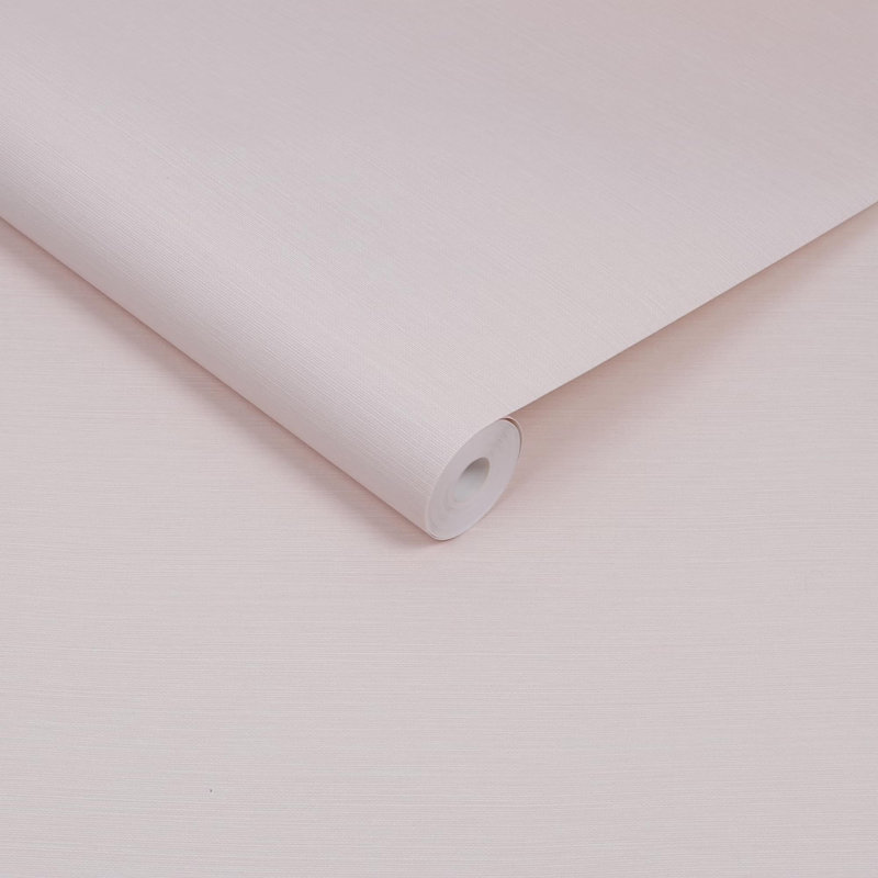 Envy Stitch Please Textured Plain Wallpaper, Pink