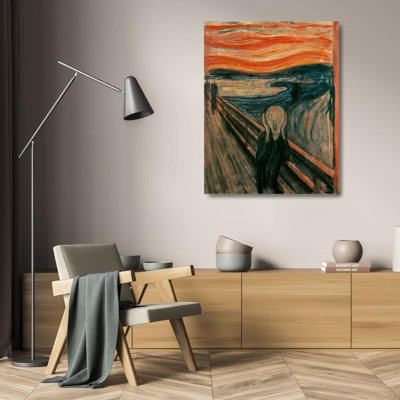 «Red Barrel Studio® Munch», art sur toile tendue par Edvard Gallery, The Scream, 1893, 467689