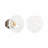Mercer41 Stella Stone And Glass Jar, Clear/Frost-1223561659