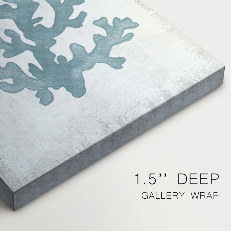 Coral Oasis II -Galerie enveloppée Cavas, H 36 po x l 24 po