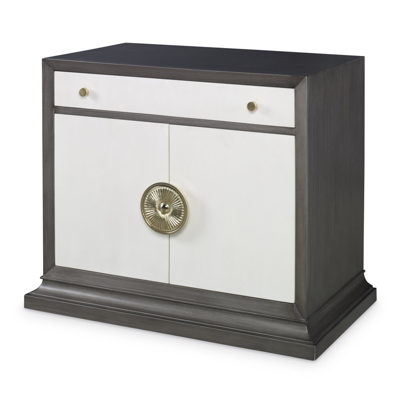 Soleil 1 - Drawer Nightstand, Gray