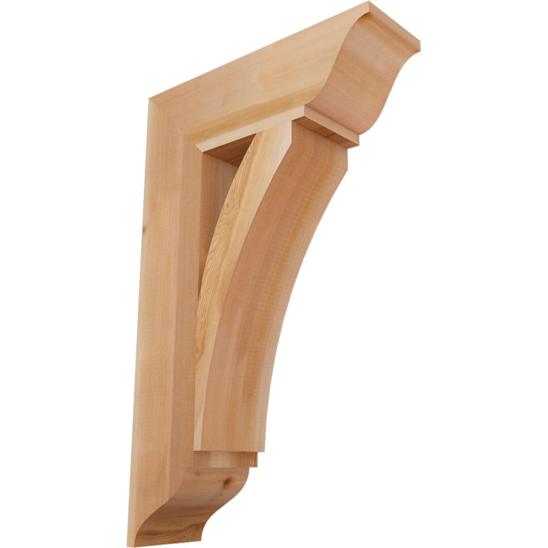 Support l 5 pi 1/2 po x P 20 po x H 32 po Thorton, H 32 po x l 5,5 po x P 20 po, Cèdre rouge