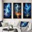 «Lightning Electric Symphony», 3 pièces sur toile-1965527061-1965527060