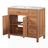 36" Wood Bathroom Vanity with Solid Wood Frame