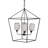 4 - Light Lantern Geometric Chandelier