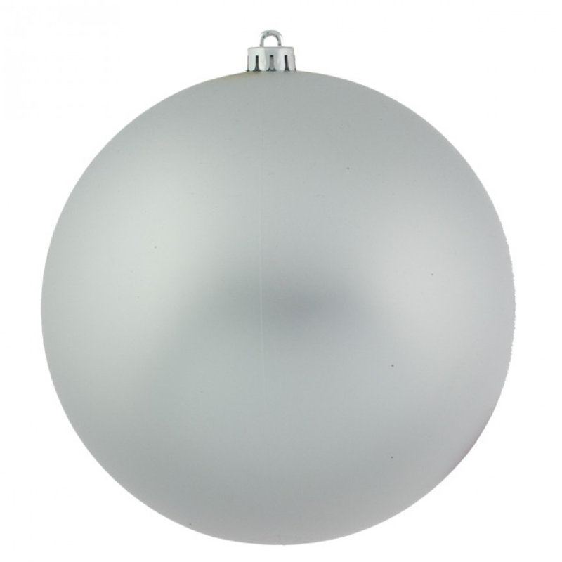 Bauble, 20cm H x 20cm W, Silver