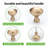 10 Pack Oval Ellipse Single Hole Cabinet Knob-Champagne Bronze Single Hole Furniture Hardware Knob for Bathroom Dresser Kitchen Cabinets Bedroom Cabinet Pull