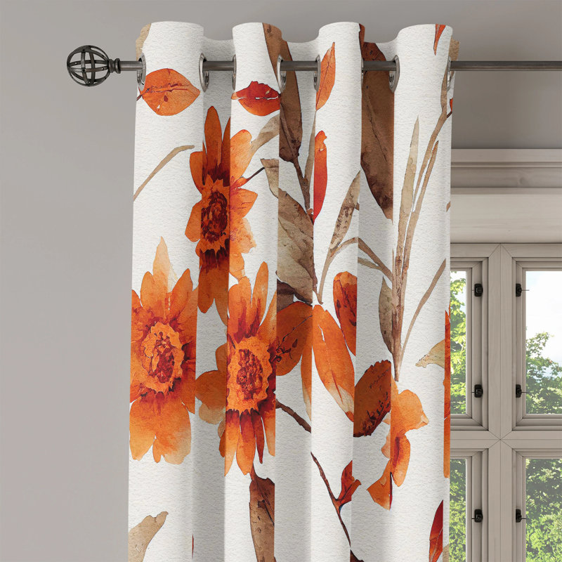 Jarle Semi Sheer Curtain Pair