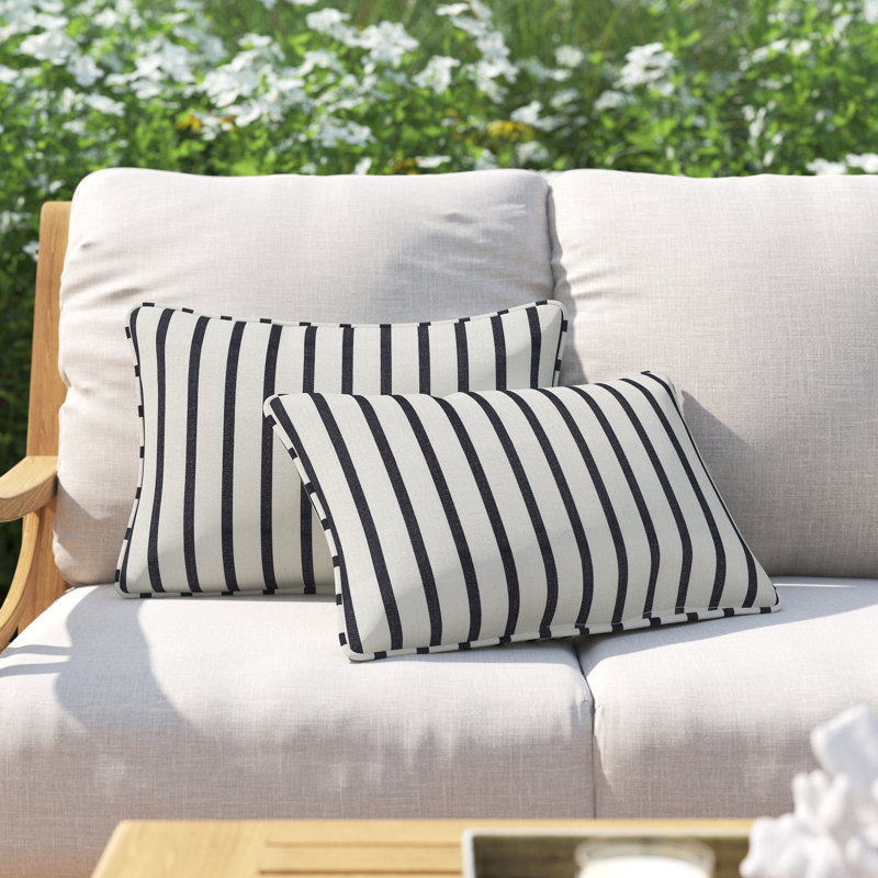 Lorena Outdoor Rectangular Pillow Cover & Insert, 14"H x 24"W