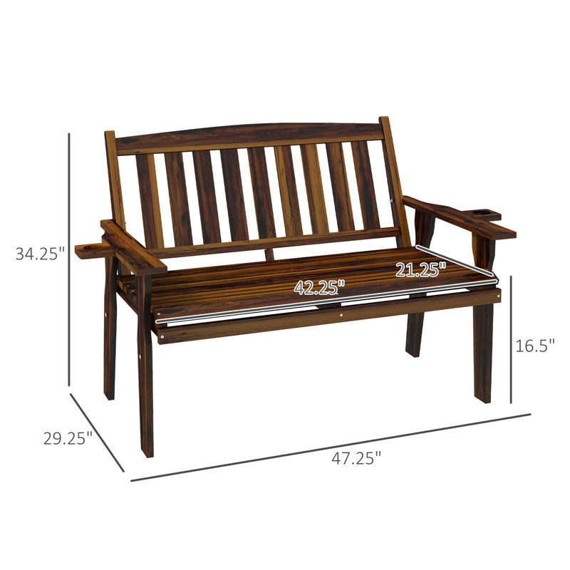 Banc d'extérieur en bois