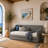 Twin Upholstered Daybed with 2 Storage Drawers-19323447