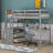 Ertis Twin 2 Drawer Solid Wood Loft Bed with Built-in-Desk by Harriet Bee-1170748845