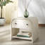 Jaqualina 1 Drawer Wood Nightstand