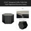 Table d'appoint hexagonale 23,62 po-708953910