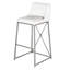 Medallion Upholstered Bar Stool with Metal Frame-342386854-342386857-342386858