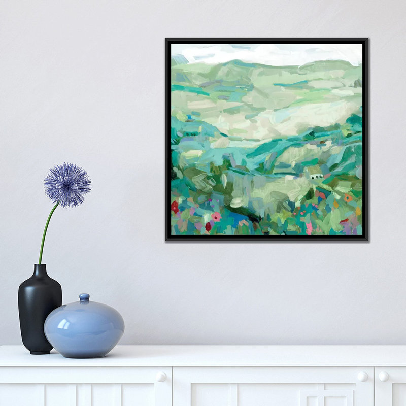 «Wild», reproduction sur toile, H 18 po x l 18 po x P 1,5 po, Toile avec cadre noir, Pas de tapis