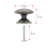 Expression 1 5/16" Diameter Round Knob-15096909
