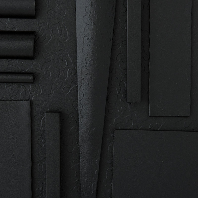 Glissade Steel LED Armed Sconce, Black