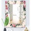 Miroir de salle de bain/meuble-lavabo fleur 40-40101914
