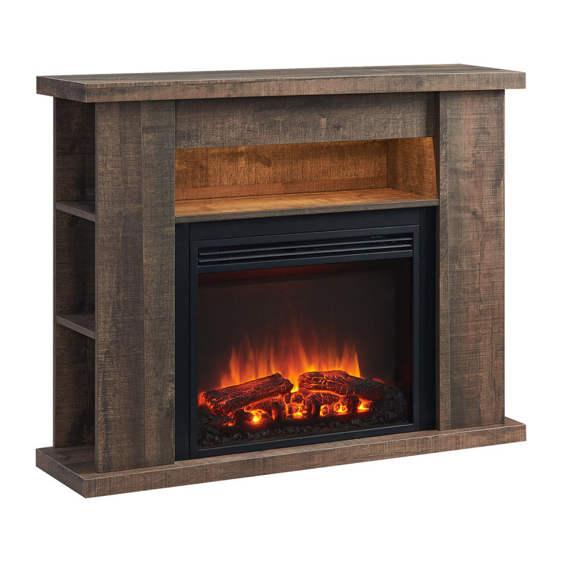 Cassella 43.3'' W Electric Fireplace with 4500 BTU
