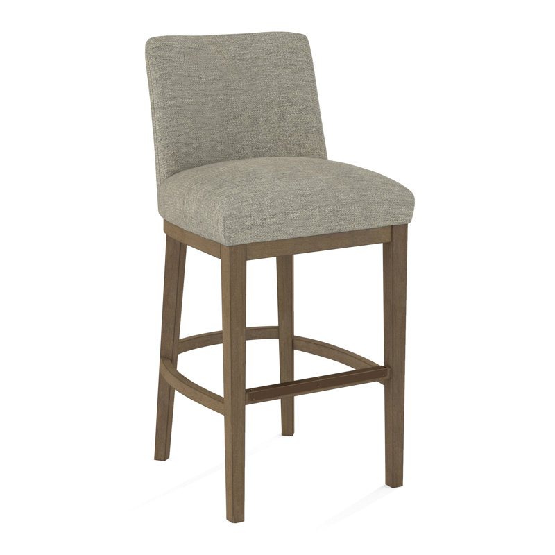 Upholstered Stool, 61585-76, Weathered Gray