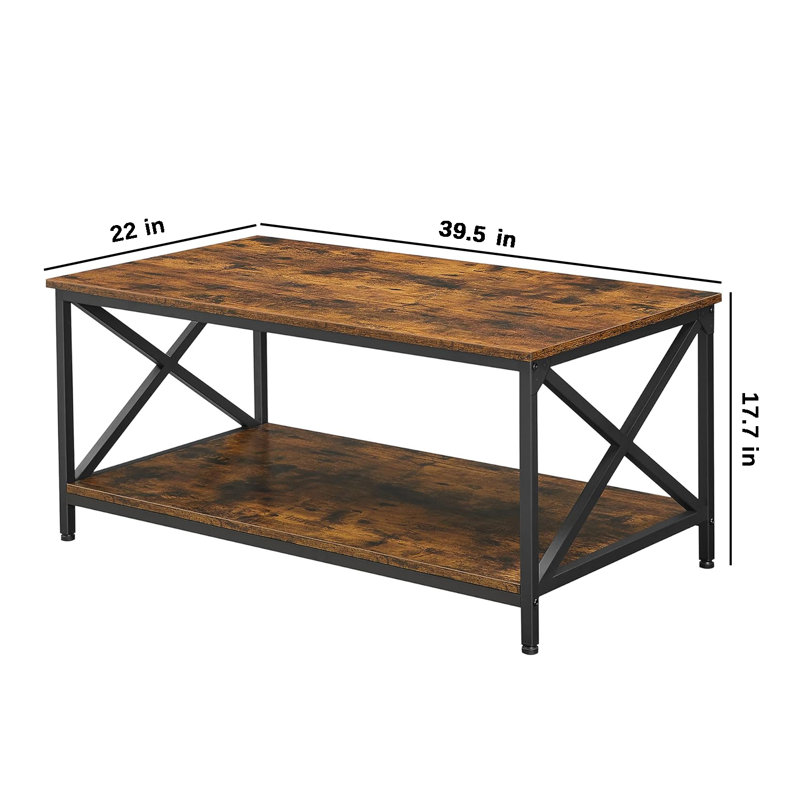Table basse avec rangement Maupin