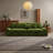 Green Chenille Upholstered Sofa