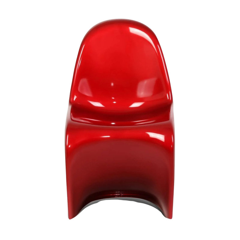 Modholic Wave Chair, Red Glossy, Red